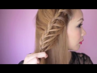 Summer cascading braids hair tutorial