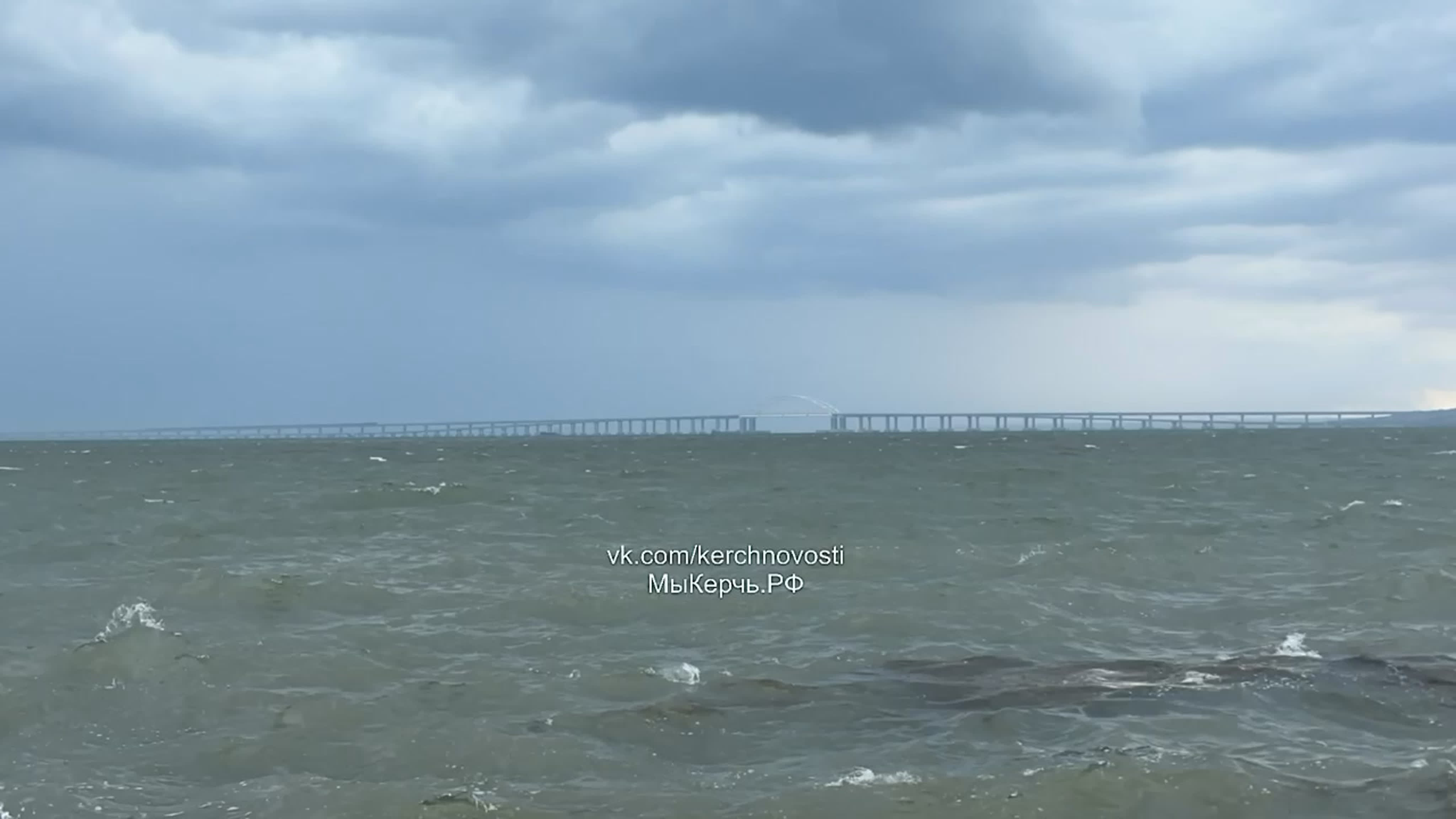 Крымский мост как меняется настроение моря - BEST XXX TUBE