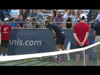 This is how benoit paire went out in washington citiopen