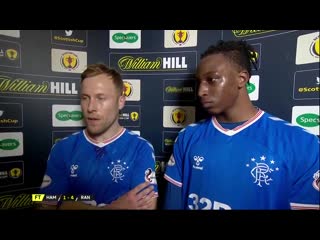 Arfield and aribo after hamilton