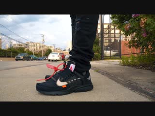 Off white x nike air presto black on feet!