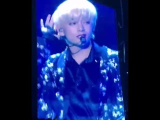 Taehyung’s smirk just gets even more powerful while he’s singing singularity omfg