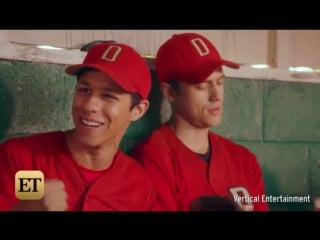 Exclusive tyler hoechlin, aaron tveit, chace crawford sing the ‘victory song’ in 'undrafted’ first look