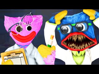Заперты в лаборатории хаги ваги (выживание poppy playtime челлендж 3d анимация кисси мисси глава 2)