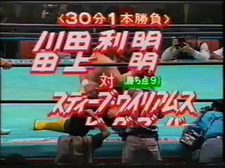 Akira taue/toshiaki kawada vs big bubba/steve williams [jip]