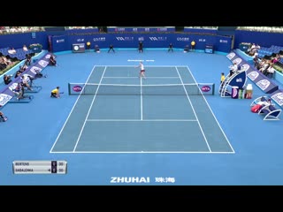 @sabalenkaa off to a powerful start! @wtaelitetrophy