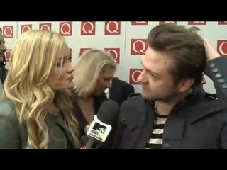 Laura whitmore with miles kane and kasabian at q awards 2011, interview