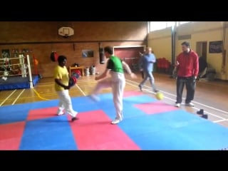 Aaron cook with coaches luke cook & seelan rengasamy rapid taekwondo kicking