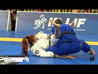 Claudia do val vs venla luukkonen #ibjjfworld19