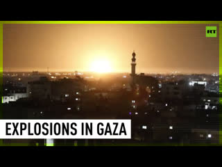 Israeli airstrike hits hamas' infrastructure in gaza strip