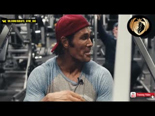 +1080p майк охерн на golds gym тренироа спины