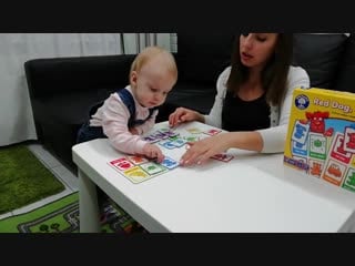 Red dog blue dog orchard toys dasha is 1 year and 10 months