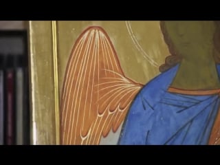 3 icon of an angel (pure gold decorations assist)