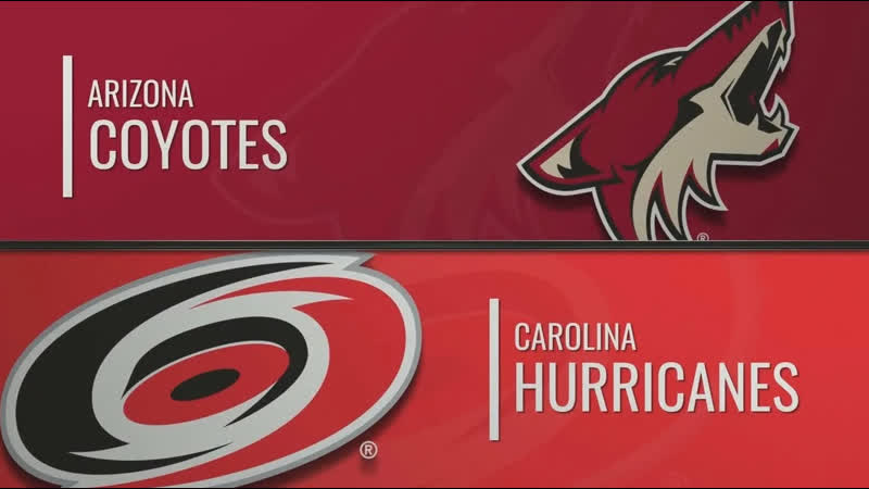 Аризона койотис каролина харрикейнз