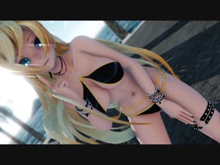 【mmd】「bubble pop lily r 18」 [uhd] dance music video