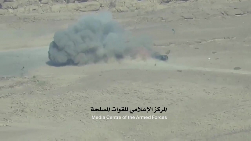 Йемен 27 09 2017 коалиция подорвала пикап хуситов на сву в провинции сана