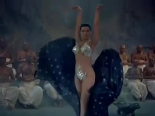 Debra paget doing the snake dance from the indian tomb (das indische grabmal) 4674