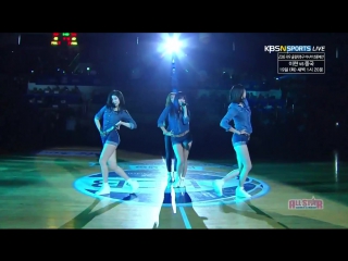 160117 hello venus talk + i'm ill (i'm art) @ 2015 2016 wkbl all star game