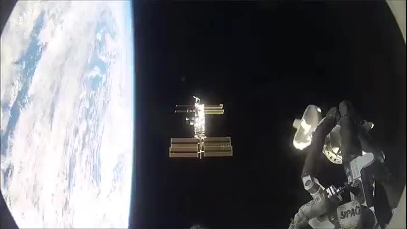 Soyuz spacecraft docking