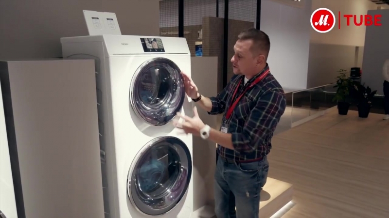 Новинка ifa 2018 стиральная машина c двумя барабанами и сушкой haier hwd120 b15