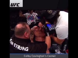 Masvidal in the colby covington corner