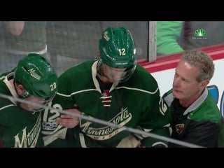 Staal leaves game 5 after taking scary head first fall into boards