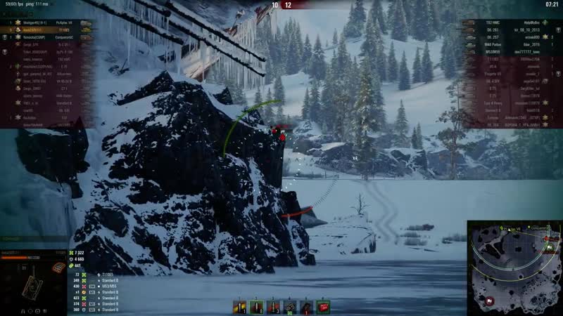 [wot replays] t110e5 навоевал гору медалей