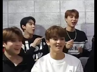 Johnny doyoung bickering and then winwin told them to go out fight hahahahaha