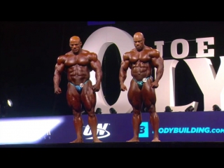 Final pose down 2017 mr olympia and awards