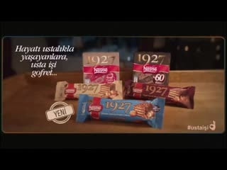 Nestlé 1927 reklam filmi | usta i̇şi gofret