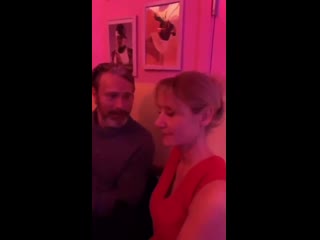 Video mads at the birthday party of his daughter in family this december 5, 2019 cut video via ig story madsmikkelsen