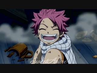 [sweetanime] хвост феи жена и муж спасают тёщу из колодца