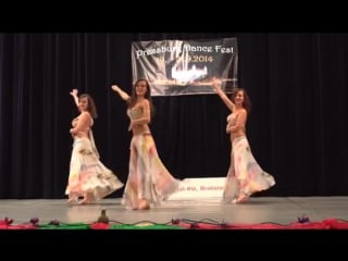 Ahlem iris, kalilah & leila performing megance during pressburg dance fest co 3059