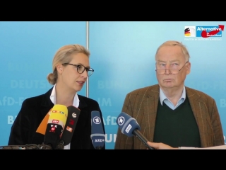 Volker kauder abgewählt! alice weidel alexander gauland stellungnahme afd fraktion