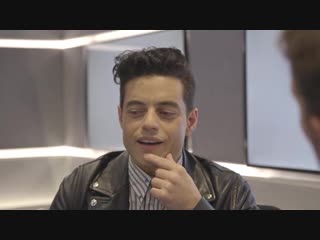 Rami malek trying his best