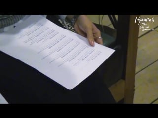 [teaser] 160304 hyomin for 'sketch' recording making