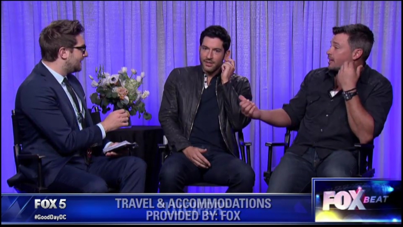 Tom welling &amp; tom ellis interview 2017 com/lucifersbitches