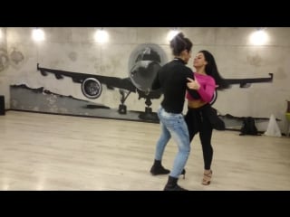 Zouk demo by rafael latiff & sepideh latiff! moscow