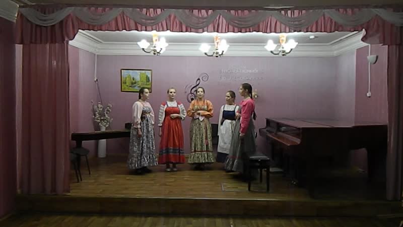 Вечерком красна девица – пастораль