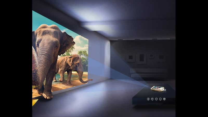 Мини проектор для смартфона!