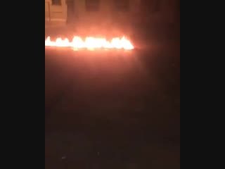 Gasoline and firecracker, what could go wrong? oh, so much?! never mind