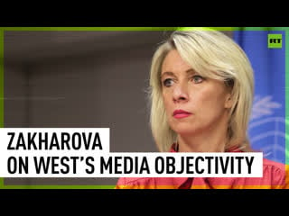 If you’re looking for media objectivity, best not focus on the west’s portrayal of ukraine – russian fm spokesperson