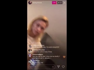 Austyn vovos live on instagram 17 06 2018