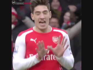 Bursting onto the scene! onthisday in 2015, @hectorbellerin scored his first goal!