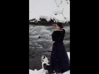 Модель photomodel style на фотосессии (backstage)