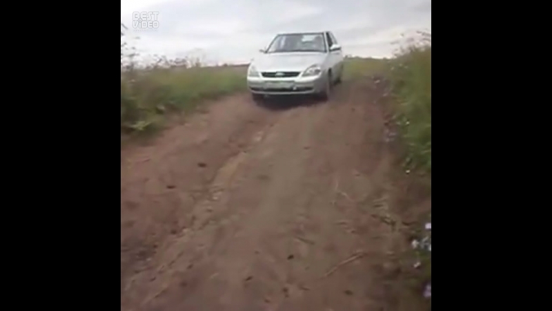 Приора тащит краз