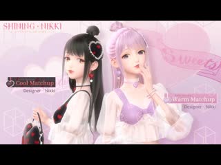 Shining nikki | set display warm matchup cool matchup