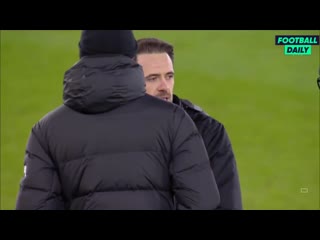 Danny ings talking to the liverpool coaches at full time!