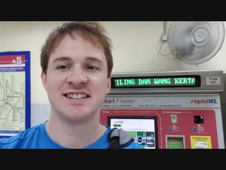 How to buy a ticket and use the lrt in kuala lumpur, malaysia