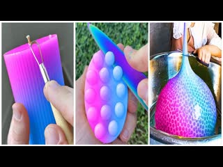 Best oddly satisfying video những video triệu view, thõa mãn người xem trên tik tok